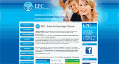 Desktop Screenshot of epc-psycho.com